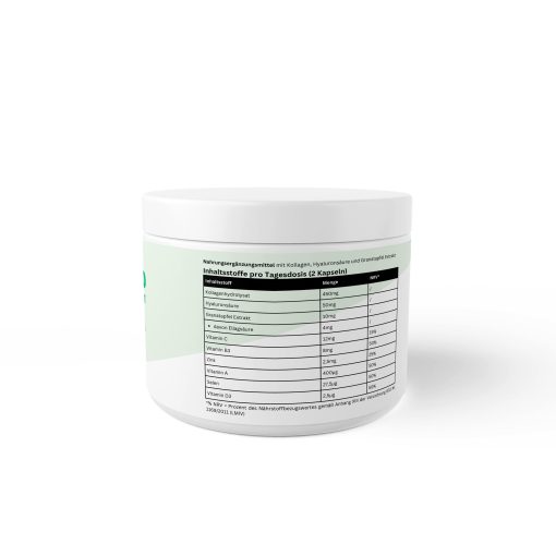 Kollagenhyaluronsäure Plus - 180 Kapseln – Bild 2