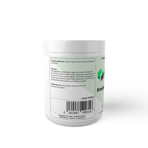 Kreatin Monohydrat - 1000g Hochwertige Nahrungsergänzungsmittel – Bild 3