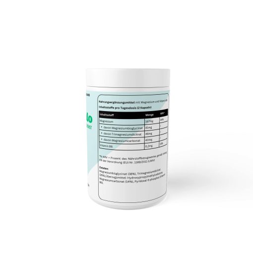 Magnesium Komplex Kapseln - Nahrungsergänzungsmittel – Bild 3
