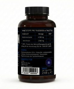 Alternative view of Kreatin Monohydrat - 180 vegane Tabletten
