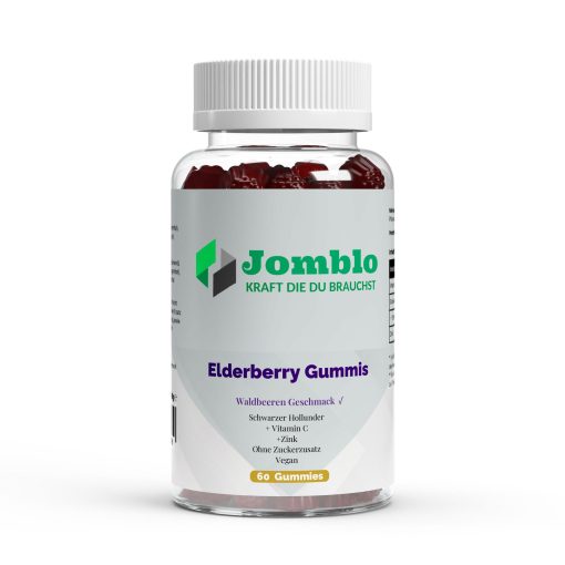 Elderberry + Vitamin C + Zink Gummies – 60 Stück - Nahrungsergänzungsmittel