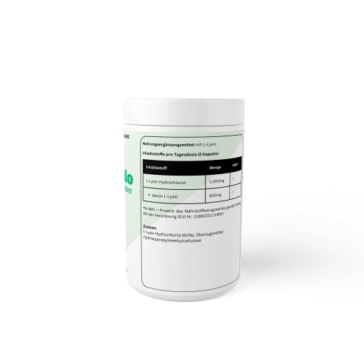 L- Lysin Kapseln - 100 Kapseln für Immunsystem – Bild 3