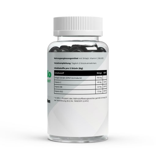 Shilajit Gummies - 60 Stück Nahrungsergänzungsmittel – Bild 3