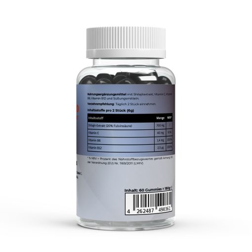 Shilajit Gummies + Vitamin C,B6, B12 - 60 Stk. – Bild 3