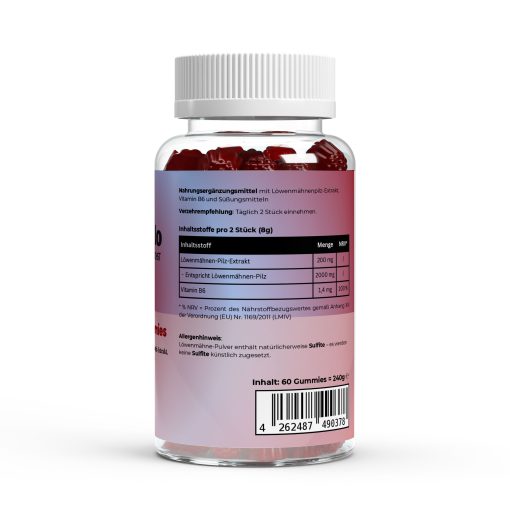 Löwenmähne Gummies – 60 Stück – Bild 3