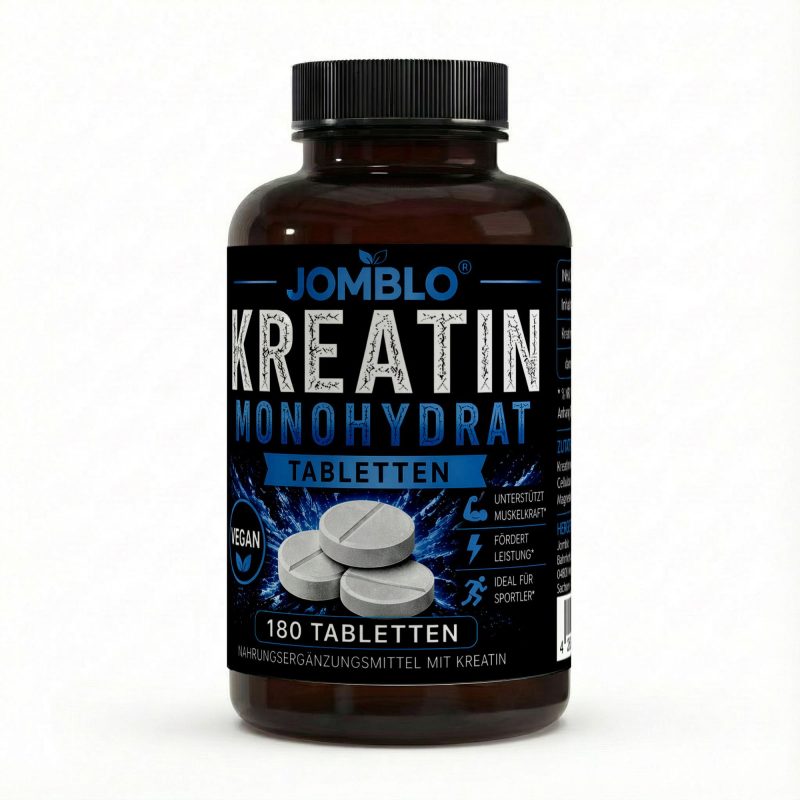Kreatin Monohydrat – 180 vegane Tabletten