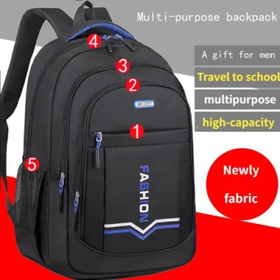 Laptop Rucksack groß Nylon – 17 Zoll – viel Stauraum – Business, Reise & Schule