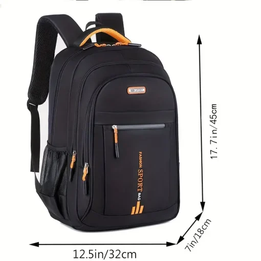 Rucksack aus Nylon mit großem Fassungsvermögen - Reise - Beruf - Schule – Bild 9