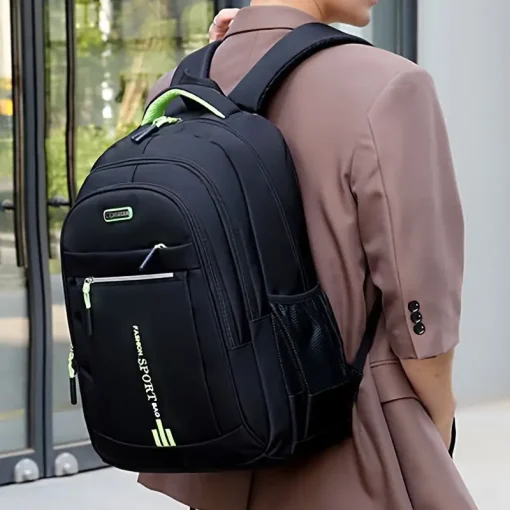 Rucksack aus Nylon mit großem Fassungsvermögen - Reise - Beruf - Schule – Bild 4