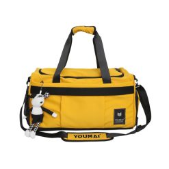 Sporttasche & Reisetasche & Fitnesstasche mit Schuhfach und Glücksbringer
