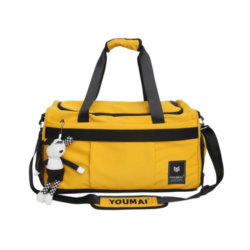Sporttasche & Reisetasche & Fitnesstasche mit Schuhfach und Glücksbringer