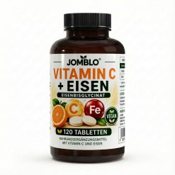 Eisen + Vitamin C - 120 vegane Tabletten