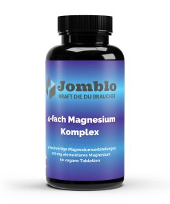 Magnesium 4fach Komplex – 60 vegane Tabletten