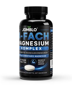 Magnesium 4fach Komplex – 60 vegane Tabletten