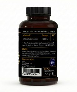 Alternative view of Apfelessig Extrakt Kapseln (600mg je Kapsel) - 120 vegane Kapseln