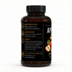 Apfelessig Extrakt Kapseln (600mg je Kapsel) - 120 vegane Kapseln – Bild 3