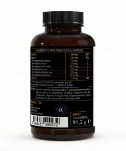 Alternative view of Magnesium 6x Komplex + B6 - 120 vegane Kapseln