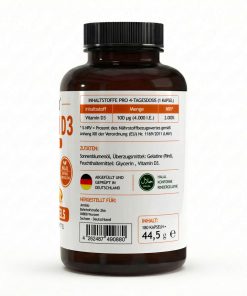 Alternative view of Vitamin D3 4.000 IE - 180 Softgels