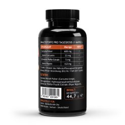 Curcuma + Piperin - 60 Kapseln – Bild 3