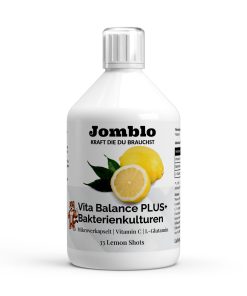 Vita Balance PLUS+ Bakterienkulturen – 33 vegane Lemon Shots – 500ml