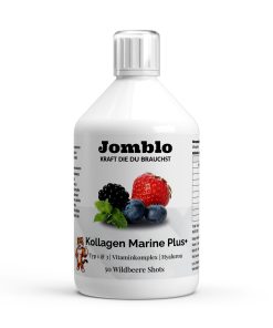 Kollagen Marine Plus (1500 DA) + – 50 Shots – Wildbeere – 500ml