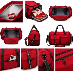 Sporttasche & Reisetasche & Fitnesstasche mit Schuhfach – Bild 6